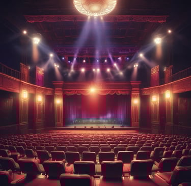 A beautifully designed audio setup in a house of worship.