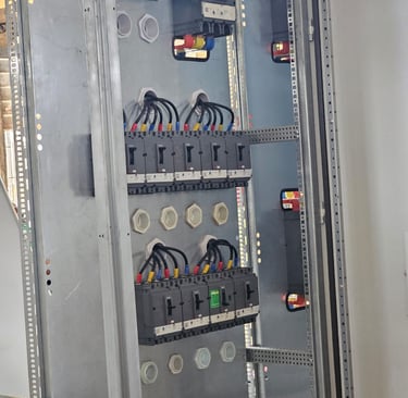 Panel work at warehouse