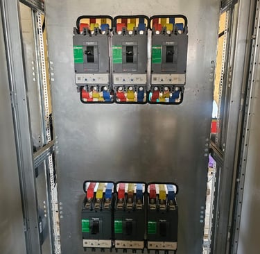 Panel work at warehouse