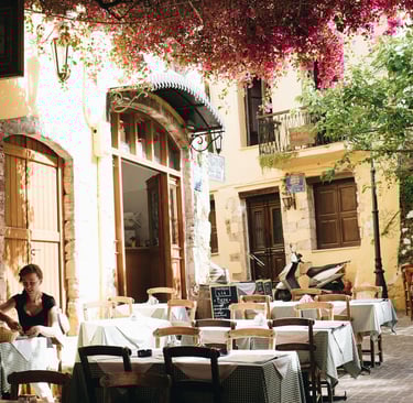 Restaurant en crète