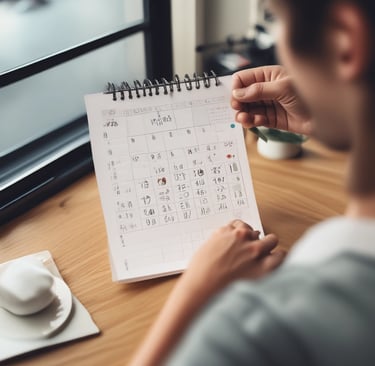 un homme vérifie son agenda pour acheter ses billets d'avion