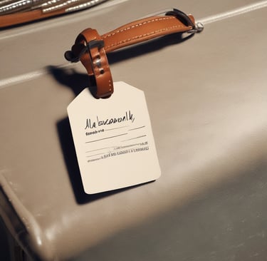 a luggage tag