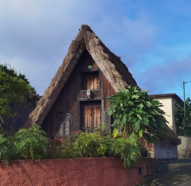 maison traditionnelle de Santana à Madère