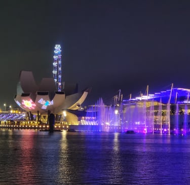 Marina Bay Singapour la Nuit
