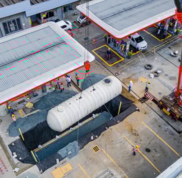 Instalacion tanque de combustible eds terminal cali obras civiles