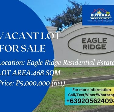 Vacant lot for sale in Eagle Ridge