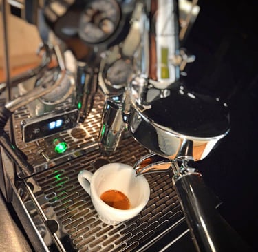 Kaffeemaschine mit einem Espresso