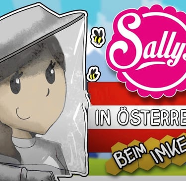 Logo Influencer Sally in Österreich bei Imker Simon Tötschinger