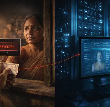 A machine wrongfully excludes a beneficiary of due to data verification error