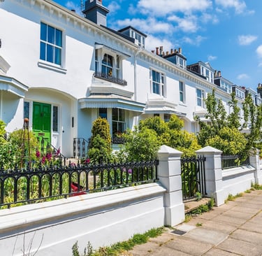 Painting and decorating project in Brighton residential property