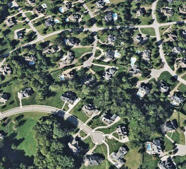Greater Nashville Aerial View of Neighborhood