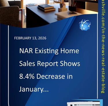 NAR Existing-Home Sales Report Shows 8.4% Decrease in January