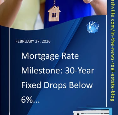 Mortgage Rate Milestone: 30-Year Fixed Drops Below 6%