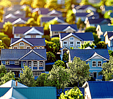 Housing Neighborhood Spring Header View