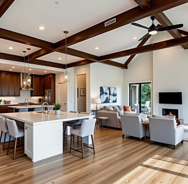open concept living area