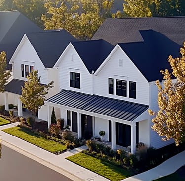 row of townhomes