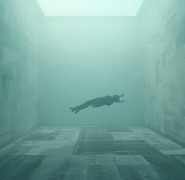 Inimene hõljub kosmoses