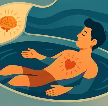Inimene tunnetab oma sisemist keha floatingu vannis
