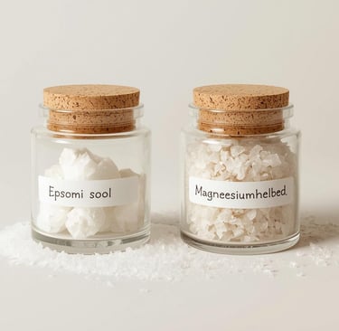 epsomi sool ja magneesiumihelbed