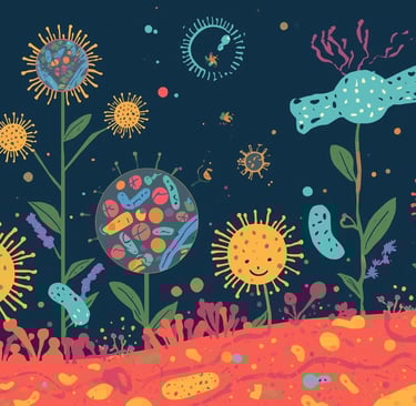 Pildil on soolestik ja bakterid