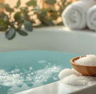 Lõõgastav soolavann Epsomi soolaga – kodus valmistamine