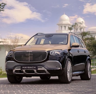 retouching photography of the maybach gls 600 car 800