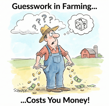Guessing costs farmers money