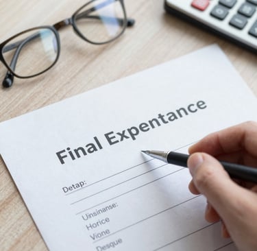 a magnifying glass sitting on top of a piece of paper