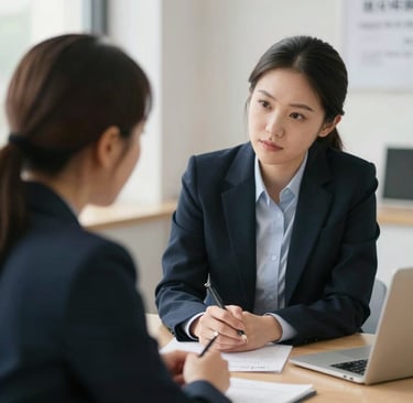 a magnifying glass sitting on top of a piece of paper