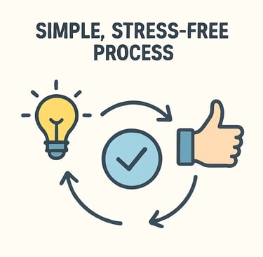 a magnifying glass sitting on top of a piece of paper