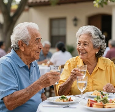 a magnifying glass sitting on top of a piece of paper