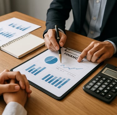 a magnifying glass sitting on top of a piece of paper