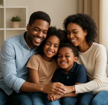 a magnifying glass sitting on top of a piece of paper