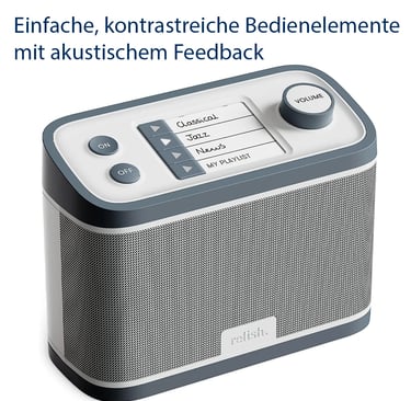 DAB FM USB Radio, akustisches Feedback