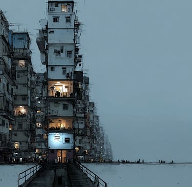 Ville type cyberpunk