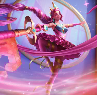 Splash art, ballerine prima dancing, marketing illustration for vidéo game