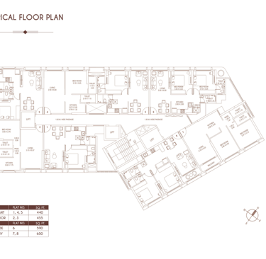 Floor Plans Platinum Corp 53 West DN Nagar Andheri West