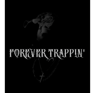 Logo cuadrado negro Forever Trappin con imagen del artista DIDDY D