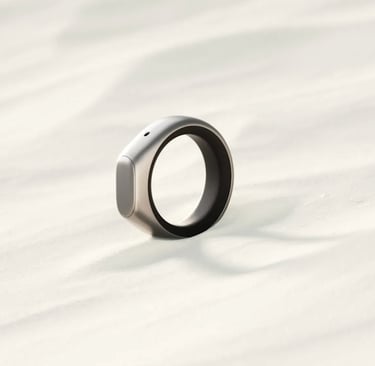 a silver ring