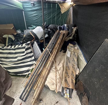 Attic junk hauling & debris removal by SFC Junk Removal across the Bay Area.