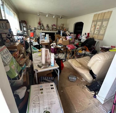Hoarding cleanout services near me in San Francisco 94110 & Campbell.