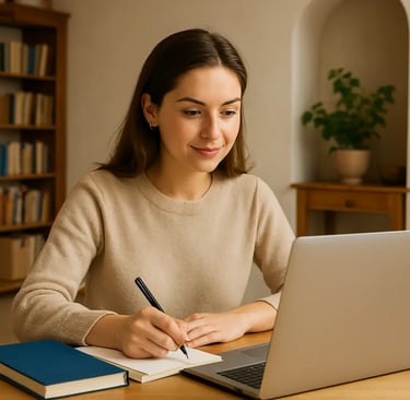 cours en ligne avec l'École du Français