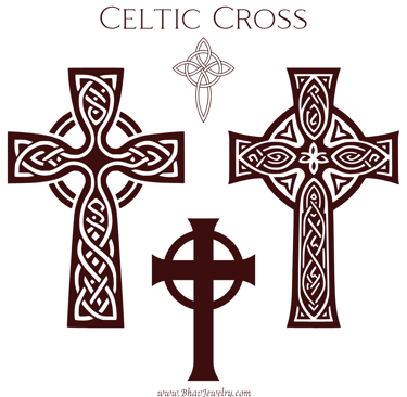 Celtic Cross Infographic by Bhav Spiritual Jewelry