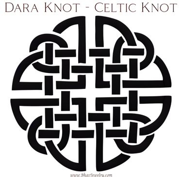 Dara Knot Celtic Knot Variations Infographic by Bhav Spiritual Jewelry