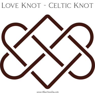 Love Knot Celtic Knot Variations Infographic by Bhav Spiritual Jewelry