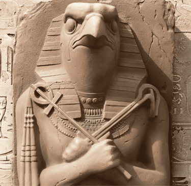 God of Sun and Light. The Eye of Ra Symbolism
