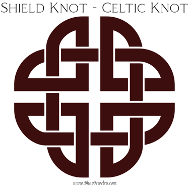Shield Knot Celtic Knot Variations Infographic by Bhav Spiritual Jewelry