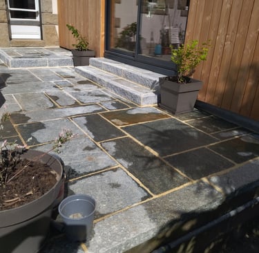 création de terrasse maçon plouguiel