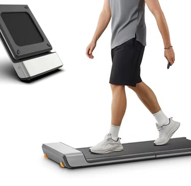 Home treadmill for cardio workouts and fitness training.