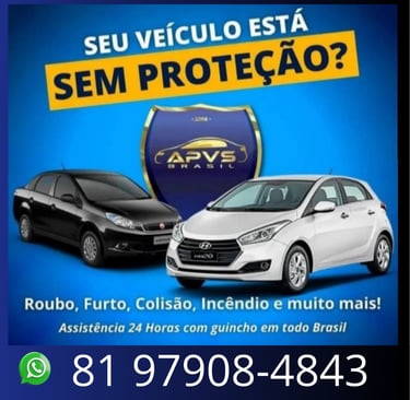 Seu veiculo esta sem proteção? A APVS é a solução.